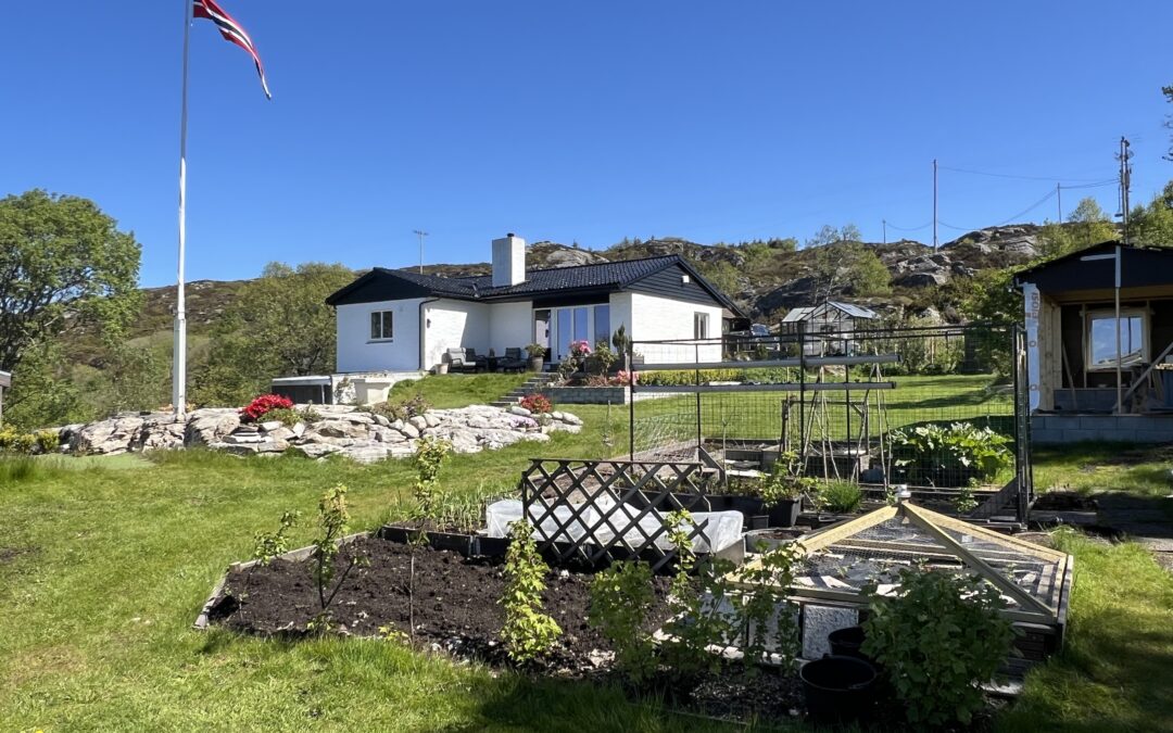 Grønnsakshagen endrer form