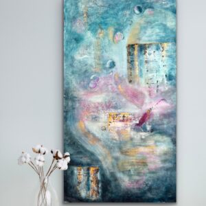 "De Syv Vakre", 110x60, malt på lerret på rull i Spania 🥰
